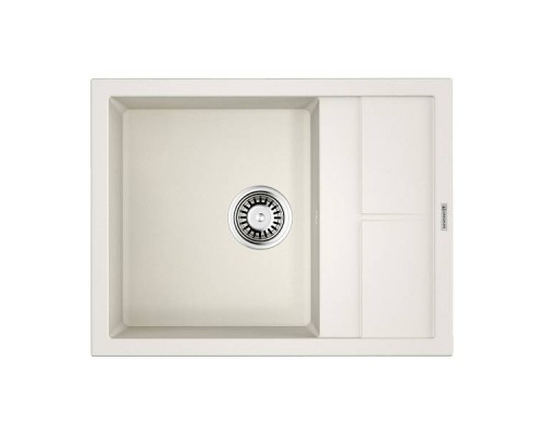 Omoikiri Sumi 65-WH Кухонная мойка Tetogranit 65x50 см, цвет: белый 4993673 Omoikiri Sumi 65-WH Кухонная мойка Tetogranit 65x50 см, цвет: белый 4993673