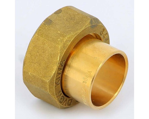 Вставка с накидной гайкой пайка-В с плоской прокладкой VIEGA 22х1"