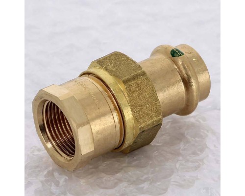 Муфта разъёмная пресс-В бронза Sanpress VIEGA 22x3/4" Муфта разъёмная пресс-В бронза Sanpress VIEGA 22x3/4"