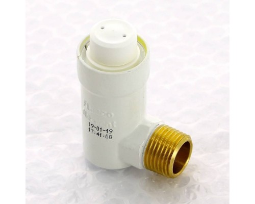 Воздухоотводчик автоматический Flamco Flexvent H 1/2" без отсечного клапана, белый