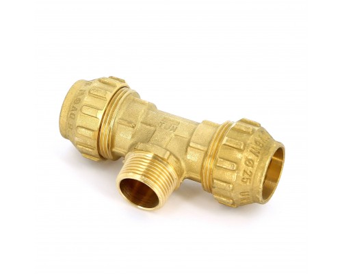 Тройник обжим-Н TIEMME 25х3/4"х25