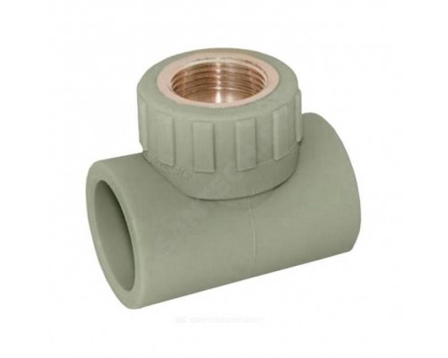 Тройник PP-R сер комб Дн25х3/4" ВР РосТурПласт 10988