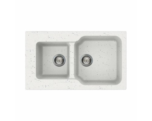 Мойка, OMOIKIRI, Maru, шгв 860-500-220, отверстия для смесителя-6 промаркированных, чаши-2, цвет-эверест