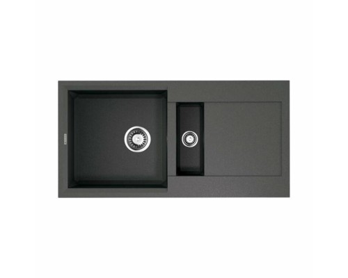 Мойка, OMOIKIRI, Sakaime, шгв 860-435-230, отверстия для смесителя-10 промаркированных, чаши-2, цвет-платина