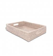 Поднос, Decor Walther, BASKET, шгв 450-340-100, цвет-ротанг светлый