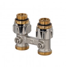 Узел, Multiflex R ZB, прямой H-образный, 3/4, 1/2, Н ЕК-Н, никелированный