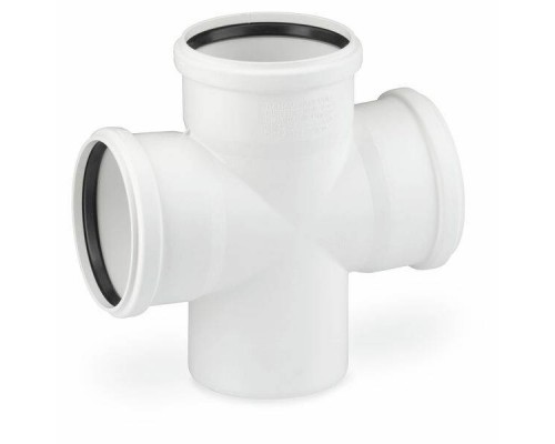 [НЕСТАНДАРТ] Крестовина, 87°, 90, PP (полипропилен), одноплоскостная max flow