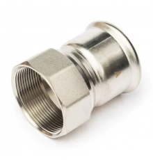 Муфта, SANHA, переходная, NiroPress 316L, ВПр-ВР, ø35x11/4, 9270G.3