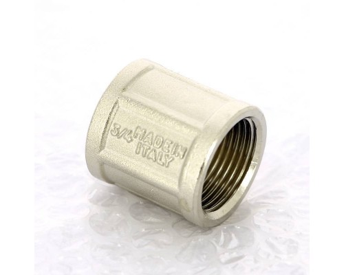 Муфта В никелированная TIEMME 3/4"