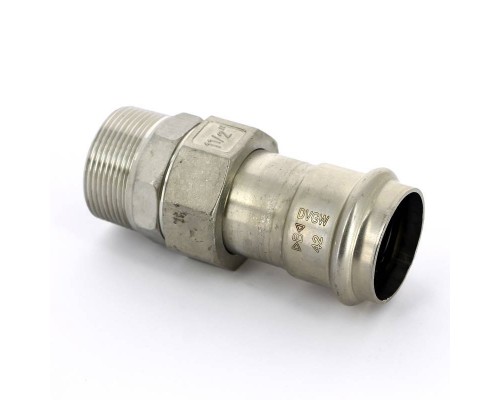Муфта разборная Н-пресс IBP 42 x 1 1/2" нерж.сталь Муфта разборная Н-пресс IBP 42 x 1 1/2" нерж.сталь