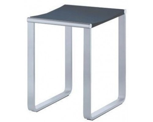 14982010037 PLAN Табурет, подходит также для душевой зоны, нагрузка: 100 kg, хром/темно-серый (RAL 7021) 14982010037