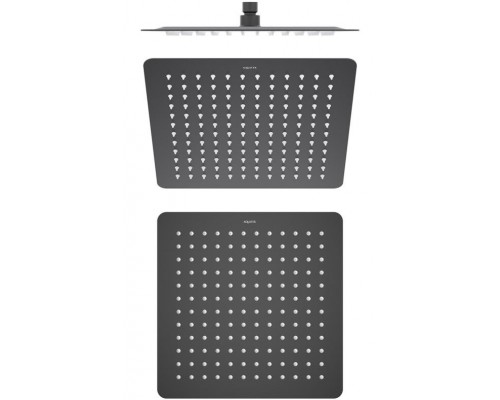 AQ2074MB квадратный верхний душ 3003002 мм, матовый черный AQ2074MB