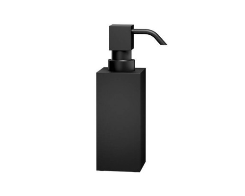Дозатор для жидкого мыла, Decor Walther, DW 395, шгв 50-50-160, цвет дозатора-черный матовый
