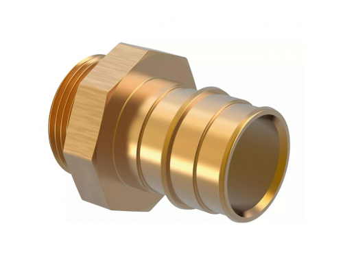Штуцер Uponor Q&E Wipex с наружной резьбой 63-2 HP, 6 бар, латунь