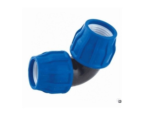 Отвод ПЭ перех компресс Дн25х20х90гр Ру16 VALFEX 121001222520 Отвод ПЭ перех компресс Дн25х20х90гр Ру16 VALFEX 121001222520