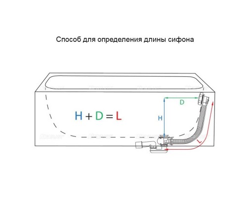 Слив-перелив Alcaplast для ванны с цепочкой и пробкой хром