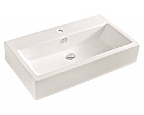 Раковина, Artceram, Washbasins, шгв 800-470-190, отверстия для смесителя-1 сквозное, 2 промаркированных, цвет-Glossy White