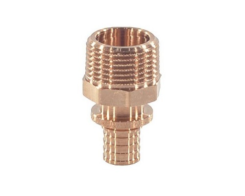 Муфта PE-X бр аксиал Дн16х1/2" НР RAUTITAN RX+ Rehau 14563111001 Муфта PE-X бр аксиал Дн16х1/2" НР RAUTITAN RX+ Rehau 14563111001