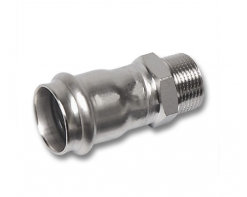 Ниппель Sanha NiroPress 316L переходной ВПр-НР, ø35x11/4, 9243G.3 Ниппель Sanha NiroPress 316L переходной ВПр-НР, ø35x11/4, 9243G.3