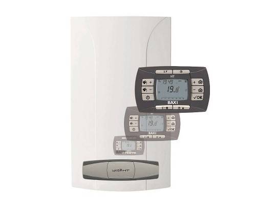 Котел настенный газовый BAXI NUVOLA-3 Comfort двухконтурный с закрытой камерой сгорания 240 Fi Котел настенный газовый BAXI NUVOLA-3 Comfort двухконтурный с закрытой камерой сгорания 240 Fi