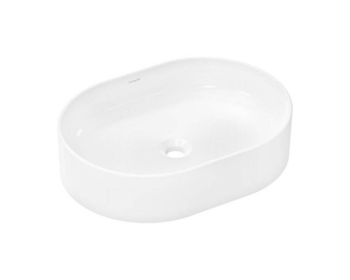 Раковина, Hansgrohe, Xuniva U, шгв 550-400-130, отверстия для смесителя-отсутствуют, цвет-белый Раковина, Hansgrohe, Xuniva U, шгв 550-400-130, отверстия для смесителя-отсутствуют, цвет-белый