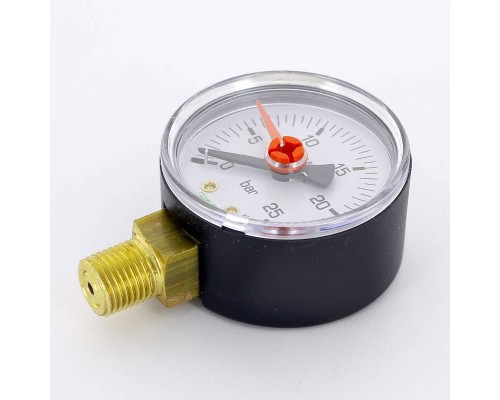 Манометр радиальный FAR 25 бар 50 мм 1/4"