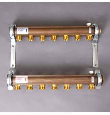 Нерегулируемая коллекторная группа HKV/A WATTS Ind 1"x3/4"ЕК 7 выходов