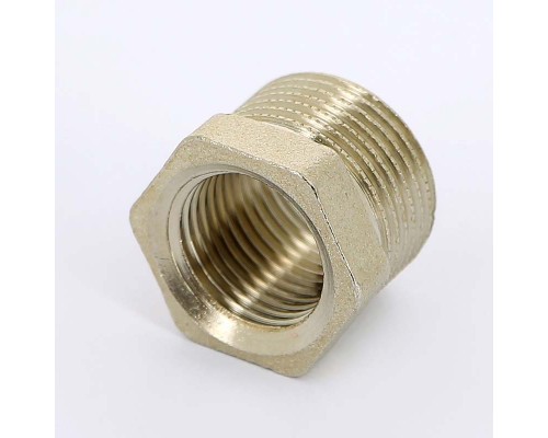 Футорка НВ никелированная UNI-FITT 1/2"x3/4" Футорка НВ никелированная UNI-FITT 1/2"x3/4"