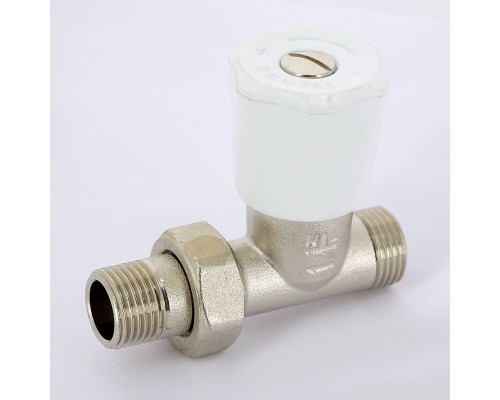 Вентиль НН для радиаторов с разъемным соединением TIEMME 1/2" x 3/4"EK