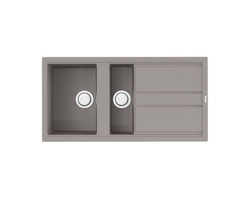 Omoikiri Kitagawa 100-2-GR Кухонная мойка Artceramic 100x51 см, цвет: leningrad grey 4993804