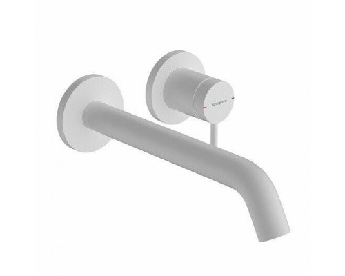 Смеситель для раковины, Hansgrohe, Tecturis S, цвет-белый матовый