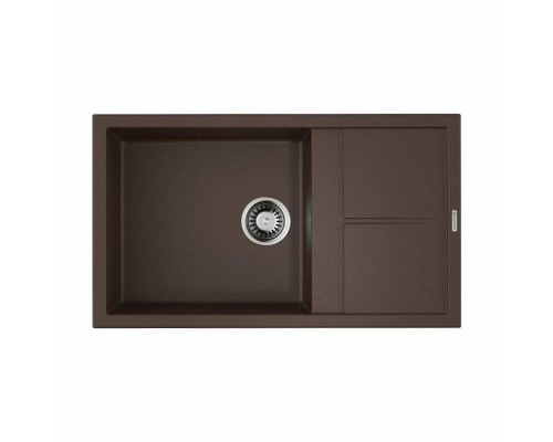 Мойка, OMOIKIRI, Sumi, шгв 860-500-220, отверстия для смесителя-6 промаркированных, цвет-темный шоколад