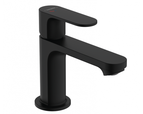 Смеситель для раковины, Hansgrohe, Rebris S, CoolStart, цвет-черный матовый