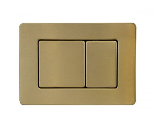 Boheme Кнопка смыва для унитаза, нержавеющая сталь, цвет: золото матовое 650-MG