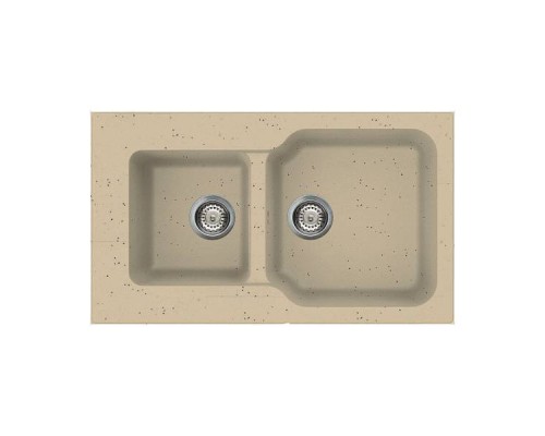 Omoikiri Maru 86-2-CH Кухонная мойка Tetogranit 86x50 см, цвет: шампань 4993291