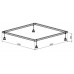 Allen Brau Каркас для поддона 83x83x16h см 8.00001