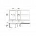Omoikiri Kitagawa 100-2-GR Кухонная мойка Artceramic 100x51 см, цвет: leningrad grey 4993804