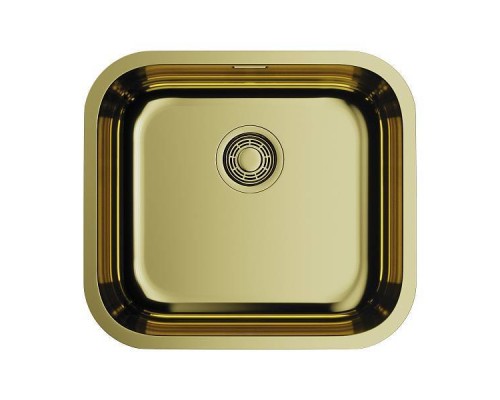 Omoikiri Omi 49-U/I-AB Кухонная мойка нерж. сталь 49x44 см, цвет: латунь 4993067
