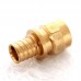 Муфта надвижная Rehau 20х1/2" RX+бронза