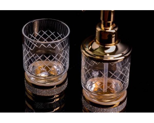 Boheme Royal Cristal Дозатор настольный, цвет: chrome 10929-CR-B