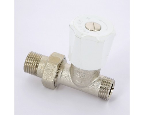 Вентиль НН для радиаторов с разъемным соединением TIEMME 1/2" x 3/4"EK