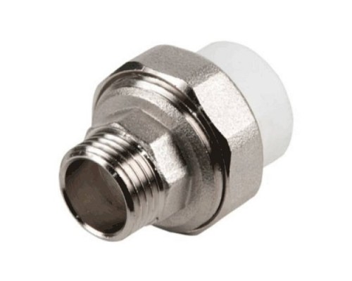 Муфта PP-R бел комб разъем Дн20х1/2" НР VALFEX 10156015