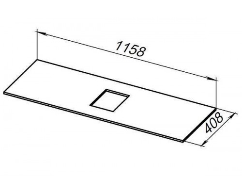 Allen Brau Priority Столешница 120 см, цвет: серый 1.31012.G Allen Brau Priority Столешница 120 см, цвет: серый 1.31012.G