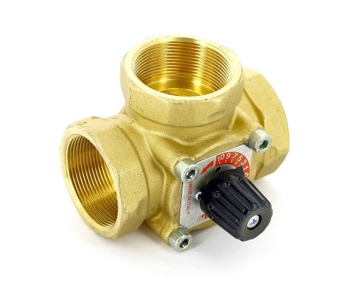 Клапан В трехходовой смесительный Uni-Fitt 3/4" Kvs 10