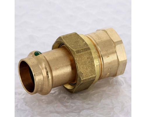 Муфта разъёмная пресс-В бронза Sanpress VIEGA 22x3/4" Муфта разъёмная пресс-В бронза Sanpress VIEGA 22x3/4"