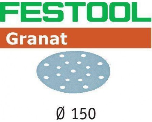 Шлифовальная бумага FESTOOL Granat STF D150/16 P240 GR 100X (575168)