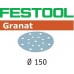 Шлифовальная бумага FESTOOL Granat STF D150/16 P240 GR 100X (575168)