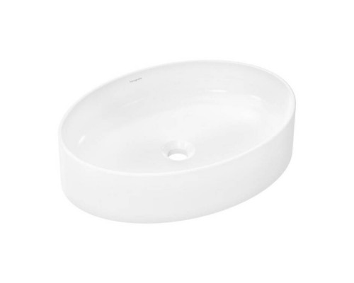 Раковина, Hansgrohe, Xuniva D, шгв 550-400-130, отверстия для смесителя-отсутствуют, цвет-белый