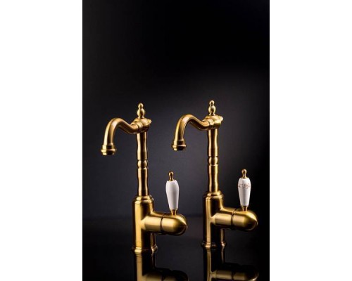 Boheme Imperiale Presente Смеситель для раковины высокий, цвет: золото глянцевое 322