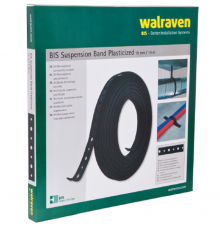 Лента монтажная, Конкреп, 19x3,0 мм, оцинкованная сталь, покрытая резиной, упаковка 10 м